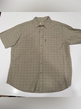 Woolrich Men’s Vintage Shirt-Sleeve Button Up Shirt XL